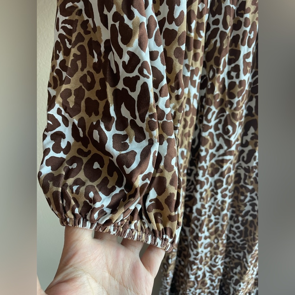 New Lilly Pulitzer Ivette 3/4 Sleeve Maxi Dress Chocolate My Favorite Spot 8 - Picture 9 of 15